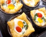 A picture of step 5 of Breakfast egg cups.