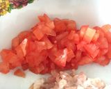 รูปขั้นตอนการทำที่ 2 ของ ขนมปังหน้าหมูชีส (อาหารเด็ก/ก่อนขวบไม่ปรุง)