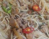 Spaghetti Goreng Daging Sapi ala Thia langkah memasak 6 foto