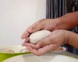 A picture of step 2 of No fry bread  roll.