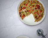 A picture of step 7 of Indomie pizza.