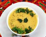 A picture of step 3 of Sprouted Magh ni kadhi.