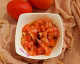 देशी स्टाइल टमाटर सलाद (Desi style tamatar salad recipe in hindi) रेसिपी चरण 3 फोटो