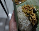 Foto langkah ke 8 dari resep Nasi bakar ayam kemangi.