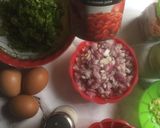 A picture of step 1 of Shakshuka.