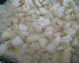A picture of step 2 of Spanish Potato and Chorizo Tortilla.