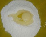 A picture of step 1 of Farfalle (bow tie) pasta.