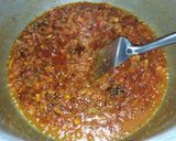 A picture of step 5 of Beef pulao.