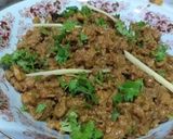 A picture of step 6 of Beef Qeema.