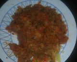 Foto del paso 4 de la receta Patatas rellenas de calabacín, pimiento y huevos al horno