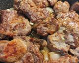 Hagymás mustáros tarja recept fázis 3 fotója