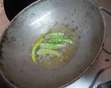 A picture of step 7 of Besan green chilli pakoda😍.