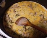 Zöldborsós sertéstokány recept fázis 6 fotója