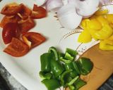 A picture of step 3 of Chilli milli manchurain.