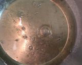 A picture of step 1 of Black froest cake.