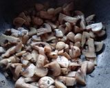 A picture of step 1 of Mushroom Masala.