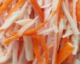 Foto langkah ke 1 dari resep Salmon Kani Mentai.