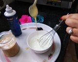 A picture of step 1 of Blue Berry Yoghurt.