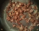 Foto langkah ke 1 dari resep Telur Dadar Lipat isi Daging.