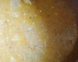 A picture of step 4 of Shallow rice(tuwon shinkafa) with moringa soup.