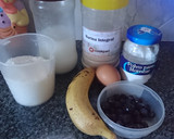 Foto del paso 1 de la receta: Torta bajita invertida de arándanos 🍌 y coco