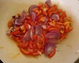 A picture of step 3 of Beef smokie Spaghetti with sauce.