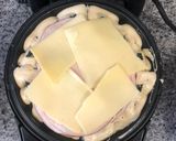 Foto del paso 3 de la receta: Waffles salados, rellenos de jamón y queso