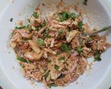 A picture of step 3 of Aloo ke Pakoray.