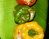 સ્ટફ્ડ ચીઝી મેગી કેપ્સીકમ (Stuffed Cheese Maggi Capsicum Recipe in Gujarati) રેસીપી સ્ટેપ8ફોટો