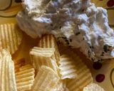 A picture of step 4 of French onion dip.