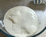 A picture of step 1 of Ginger biscuit log cake.