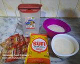 A picture of step 1 of Sooji ka halwa.