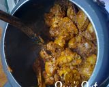 A picture of step 4 of Kolhapuri Mutton.