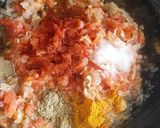 A picture of step 4 of Sweet corn curry.