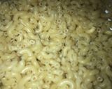 A picture of step 6 of Mac & cheese with a twist.