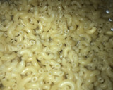 A picture of step 6 of Mac & cheese with a twist.
