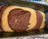 A picture of step 9 of Orange marble wheat cake.