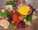 A picture of step 2 of Mutton Dalcha.