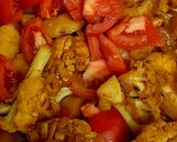 मसालेदार आलू-गोभी (masaledar aloo gobhi recipe in Hindi) रेसिपी चरण 5 फोटो