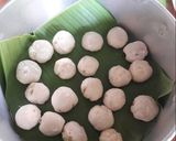 Foto langkah ke 5 dari resep Mochi Coklat Kacang.