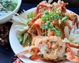 Hình bước làm 3 của món Cua chiên giòn xốt thái