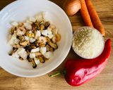 Фото кроку 1 до Плов с морепродуктами в мультиварке.