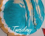 मार्बल इफेक्ट केक सॉस (marble effect cake sauce recipe in Hindi) रेसिपी चरण 5 फोटो