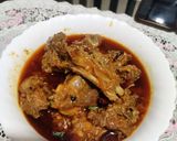 A picture of step 7 of Mutton Rogan Josh.