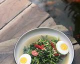 Foto langkah ke 6 dari resep Tumis bayem telor.