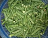 Foto langkah ke 2 dari resep Numis Kacang panjang teri.