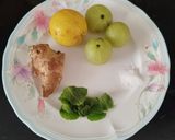 A picture of step 1 of Amla juice.