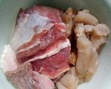 Gambar langkah 1 resipi Sup Daging & Urat Keting.