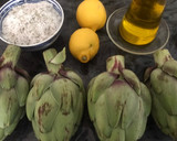 Foto del paso 1 de la receta: Alcachofas "alla Villanella"