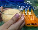 A picture of step 5 of Muskmelon Coconut smoothie.
